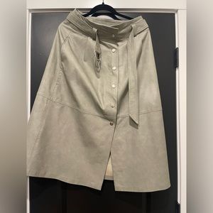 Vegan leather zara skirt